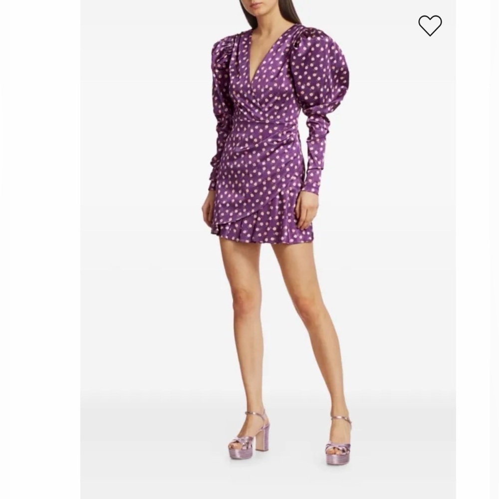 ROTATE BIRGER CHRISTENSEN
puff-sleeve floral print mini dress